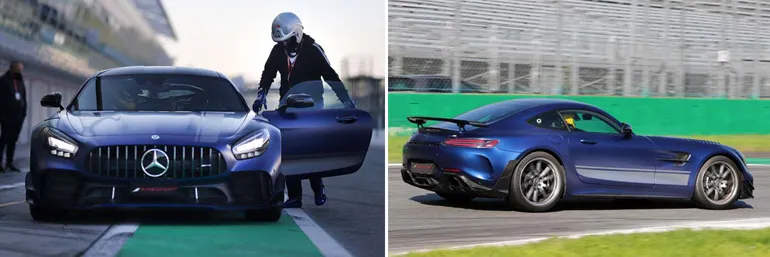 Zdjęcie Mercedes AMG GTR Pro - moc, osiągi i wyjątkowe cechy torowe