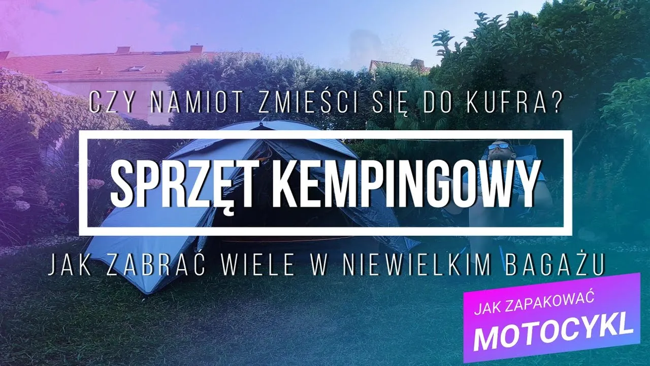 Zdjęcie Jak spakować namiot na motocykl, by uniknąć problemów w trasie