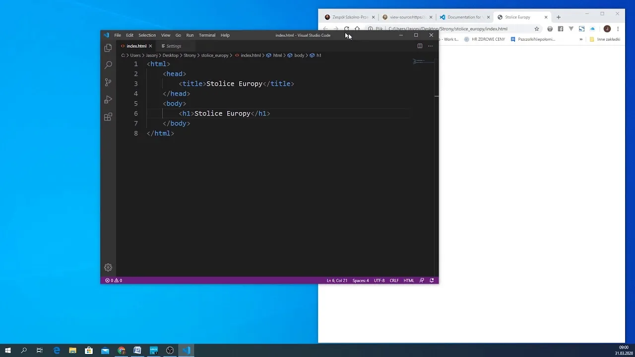 Zdjęcie Jak stworzyć własną stronę internetową HTML w prosty sposób i bez błędów