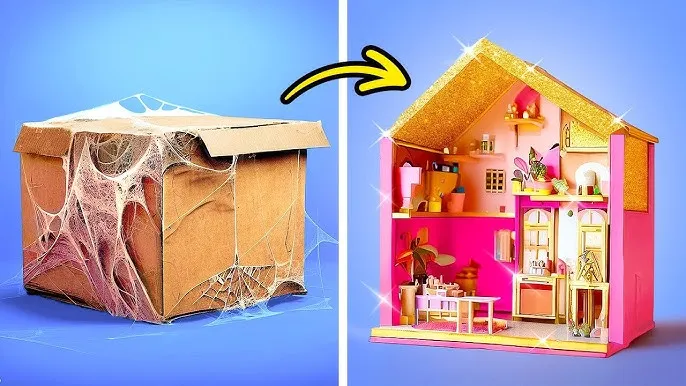 Zdjęcie Jak zrobić mebelki dla lalek z kartonu – proste i tanie projekty DIY