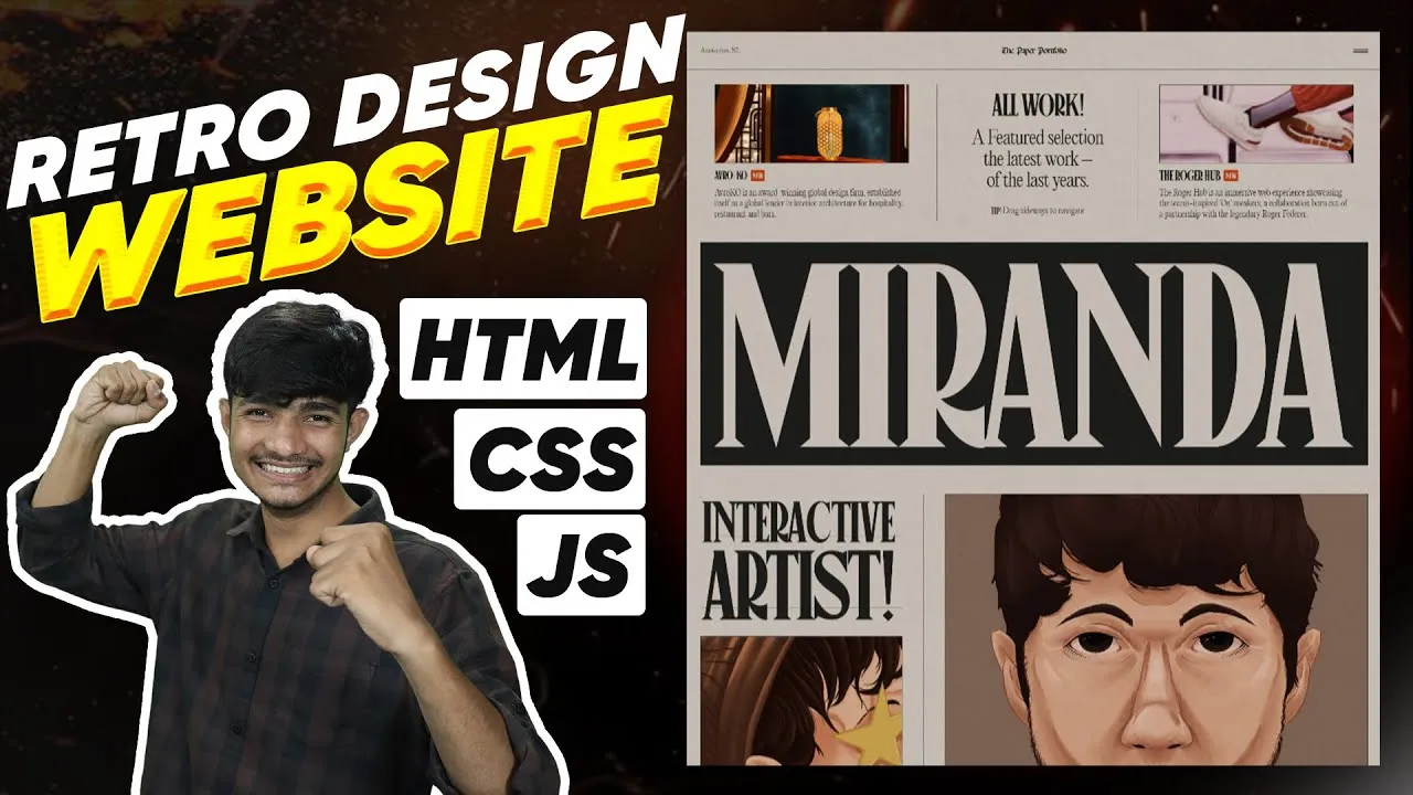 Zdjęcie Retro CSS templates: stwórz unikalną stronę w stylu vintage