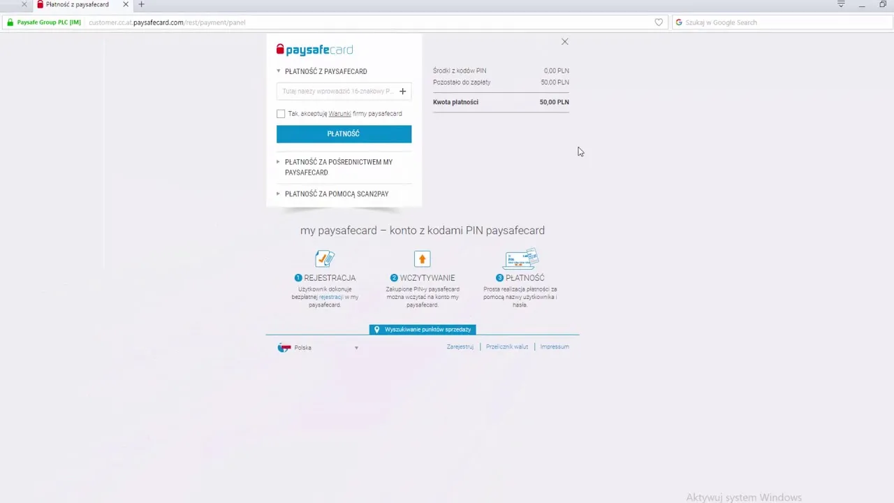 Zdjęcie Jak doładować konto Steam paysafecard 50 zł - proste kroki i porady