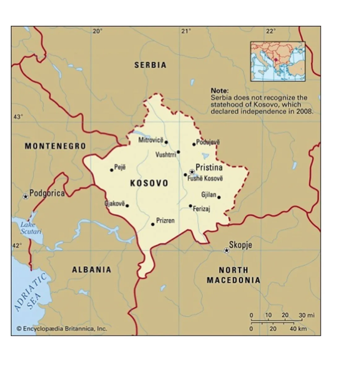 Zdjęcie Kosowo gdzie leży? Odkryj zaskakujące położenie tego kraju