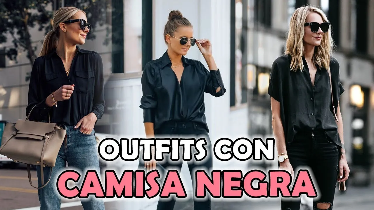 Zdjęcie Camisa negra: la guía definitiva para looks de impacto