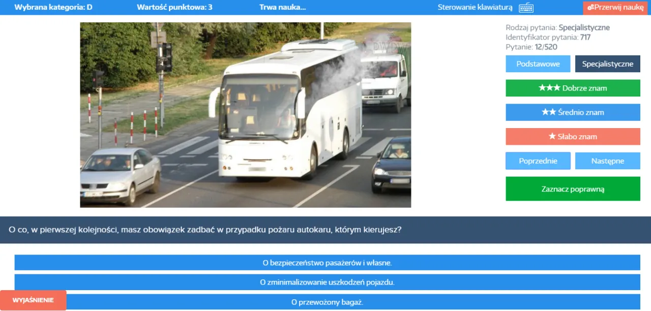 Zdjęcie Testy prawo jazdy D: Jak zdać egzamin teoretyczny na autobus?
