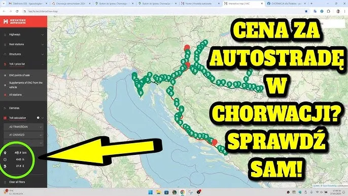 Zdjęcie Ile zapłacę za autostradę w Chorwacji? Sprawdź ukryte koszty!