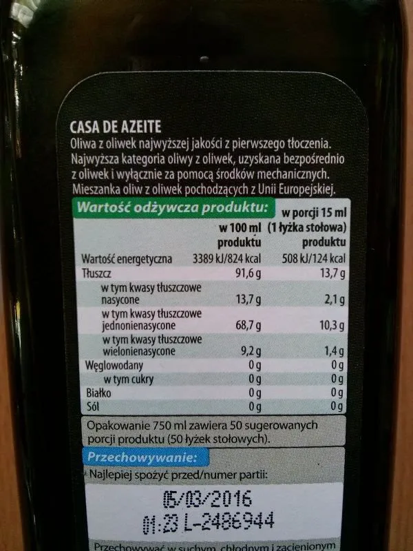 Zdjęcie Ile kalorii ma oliwa z oliwek? Zaskakujące fakty o jej wartościach