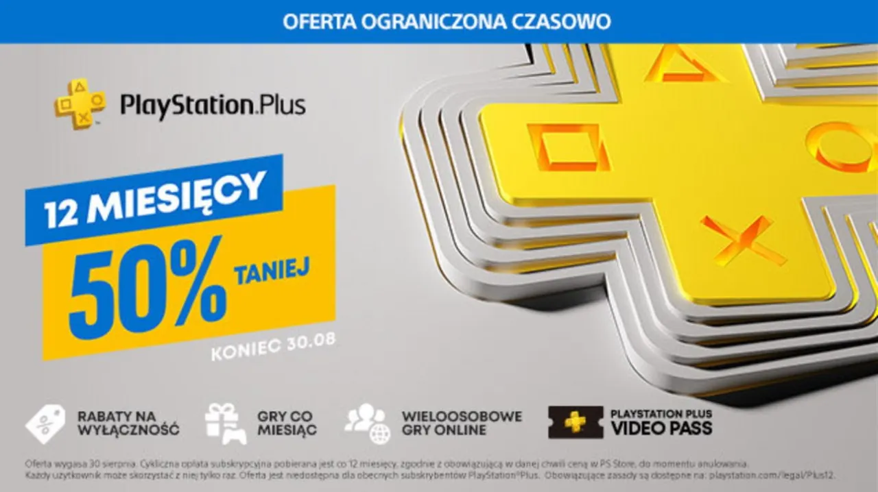 Zdjęcie  Ps plus na rok taniej - PlayStation Plus roczny abonament najtańszy