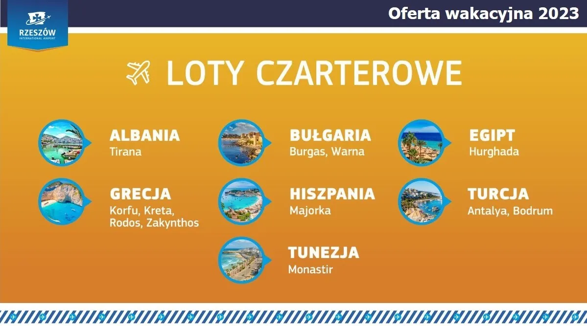 Zdjęcie Gdzie można polecieć z Rzeszowa: lista wszystkich dostępnych lotów i tras