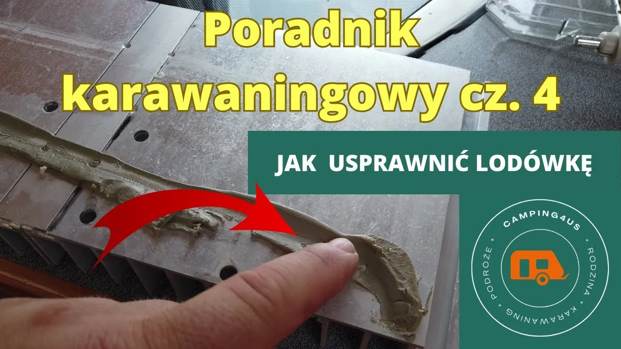 Zdjęcie Jak wymontować lodówkę z przyczepy kempingowej Hobby bez problemów