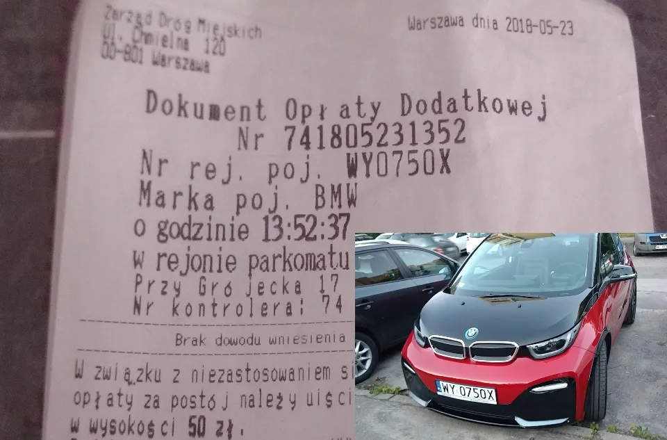 Zdjęcie Mandat za brak opłaty za parkowanie - wysokość kary w Polsce