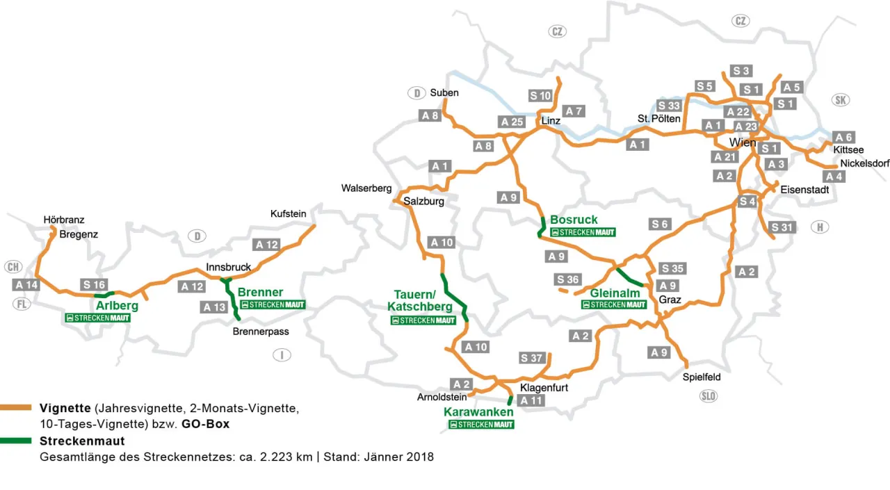Zdjęcie Ile kosztuje winieta na autostradzie w Austrii? Sprawdź zasady i uniknij mandatu!