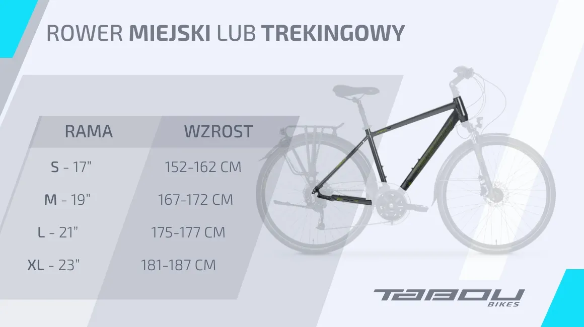 Zdjęcie Jak dobrać odpowiedni rozmiar ramy roweru do swojego wzrostu?