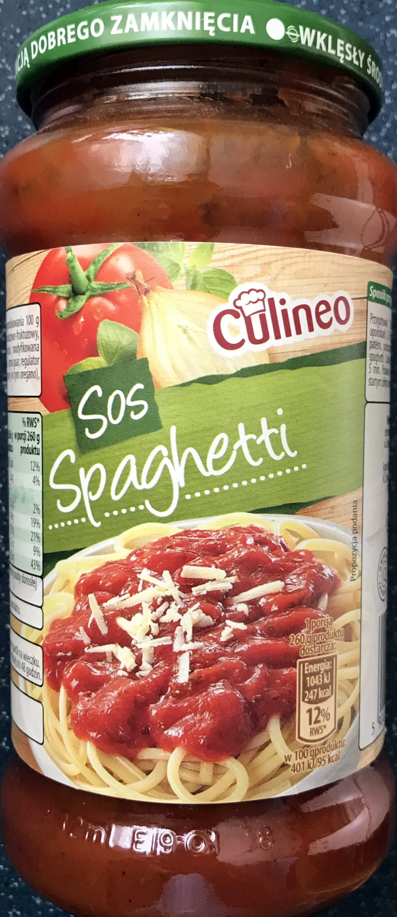 Zdjęcie Sos do spaghetti Culineo – niskokaloryczny wybór zaskoczy cię!