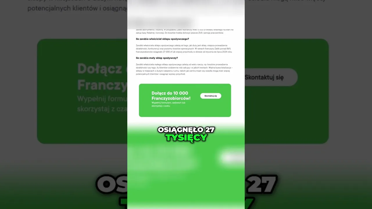 Zdjęcie Ile zarabia właściciel Żabki? Szokujące różnice w dochodach i czynniki wpływające