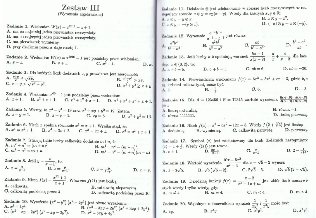 Zdjęcie Kiełbasa matematyka rozszerzona - skuteczne materiały do matury