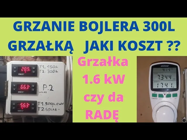Zdjęcie Jak dobrać moc grzałki do bojlera 300l, by uniknąć wysokich rachunków za prąd?