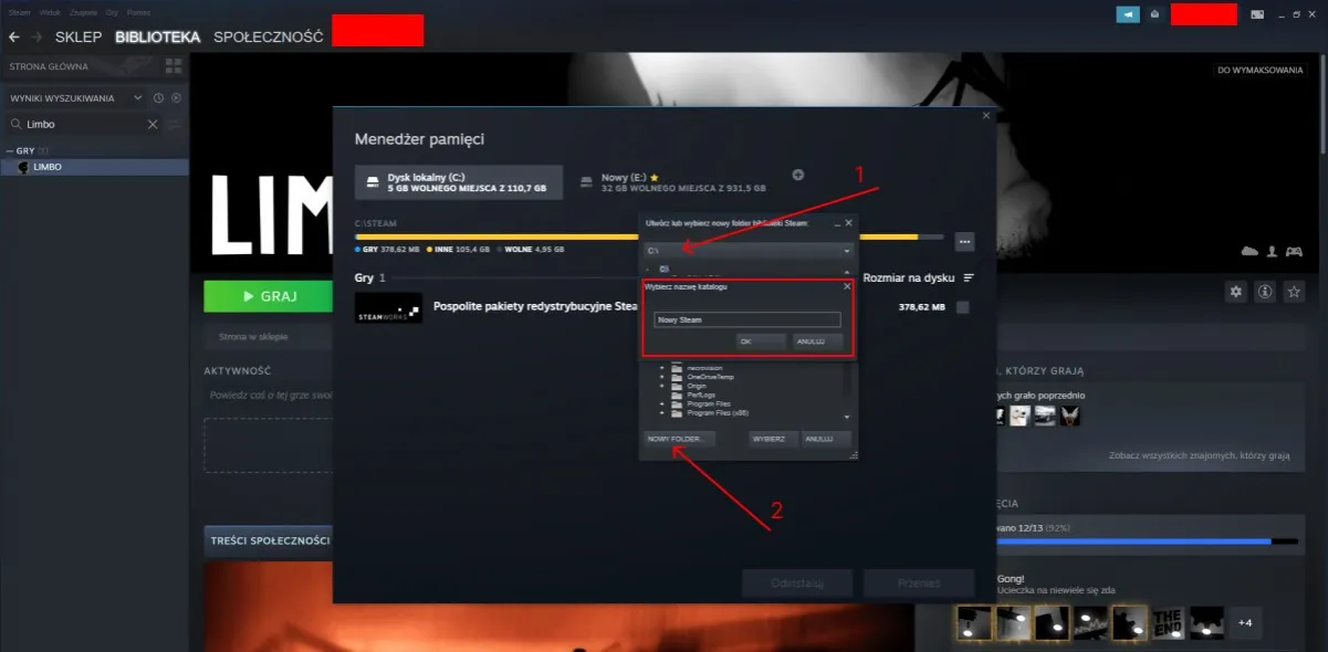 Zdjęcie Jak przenieść gry Steam na inny dysk - najłatwiejszy sposób krok po kroku