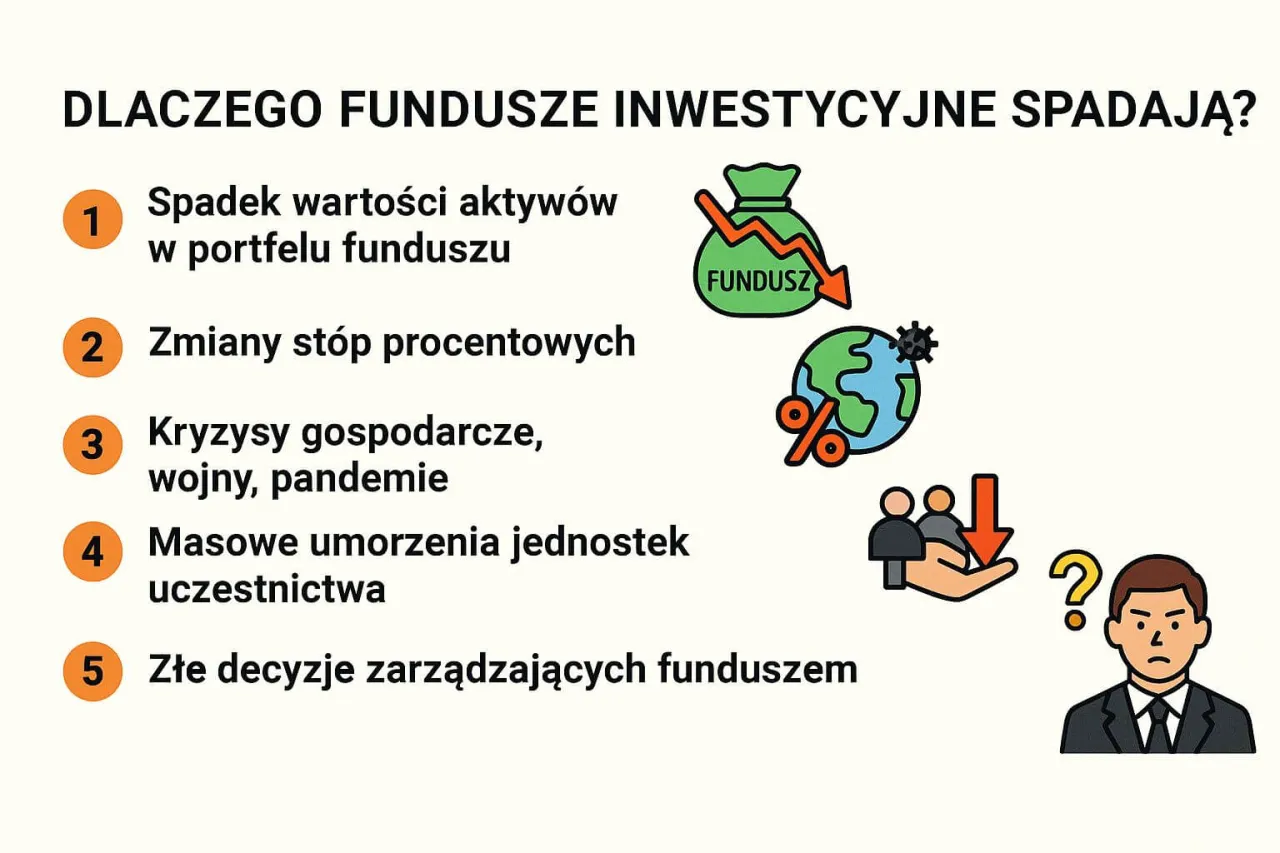 Zdjęcie Dlaczego fundusze inwestycyjne spadają? Odkryj przyczyny i skutki