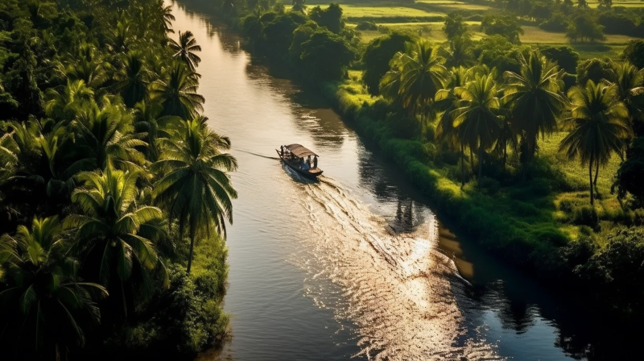 Delta Mekong - Rejsy, Krajobrazy, Komary
