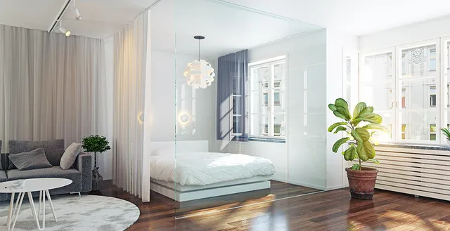 Zdjęcie Jak urządzić pokój dzienny z sypialnią w bloku, by zyskać przestrzeń?