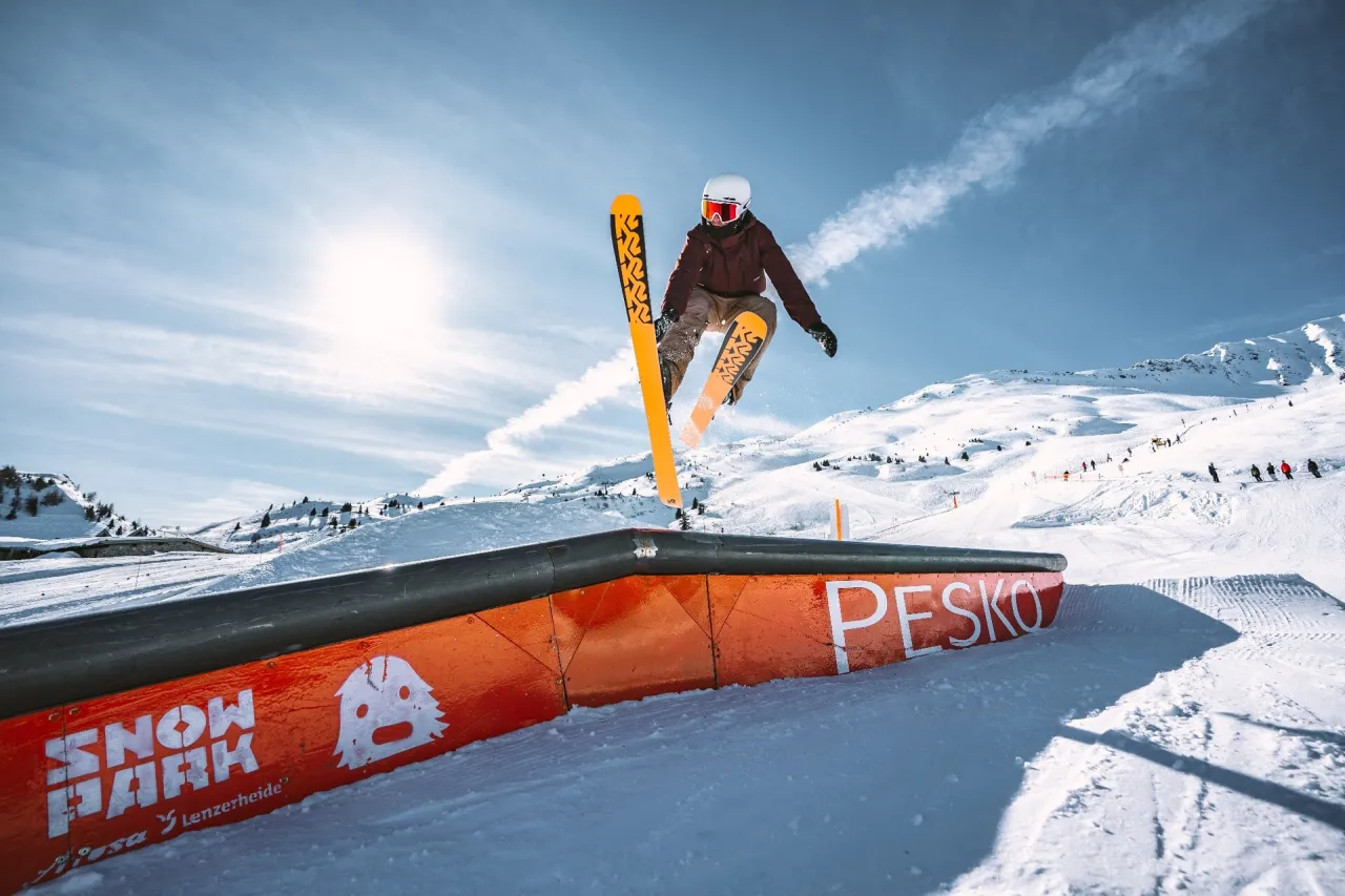 Zdjęcie Deštné snowpark - idealne miejsce dla freestyle&#039;owców w górach