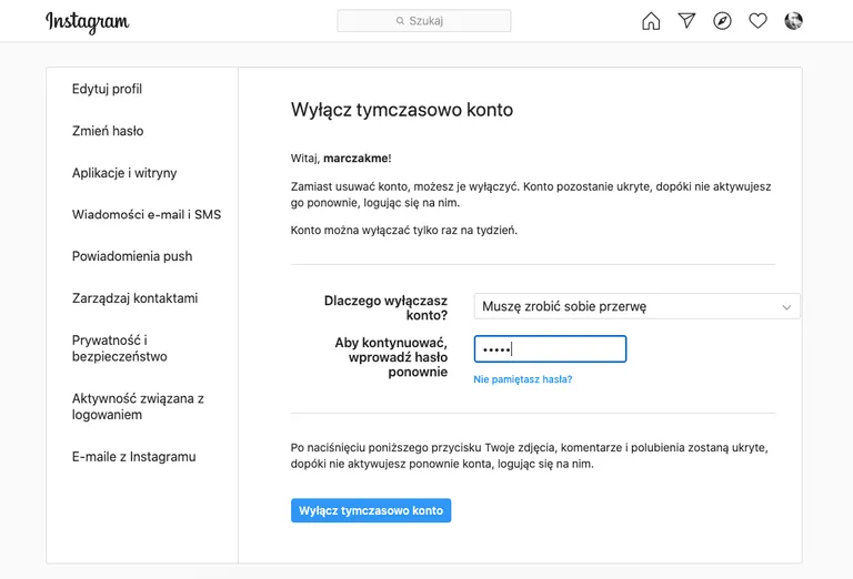 Zdjęcie Dlaczego Instagram zawiesza konto? Oto powody, które musisz znać