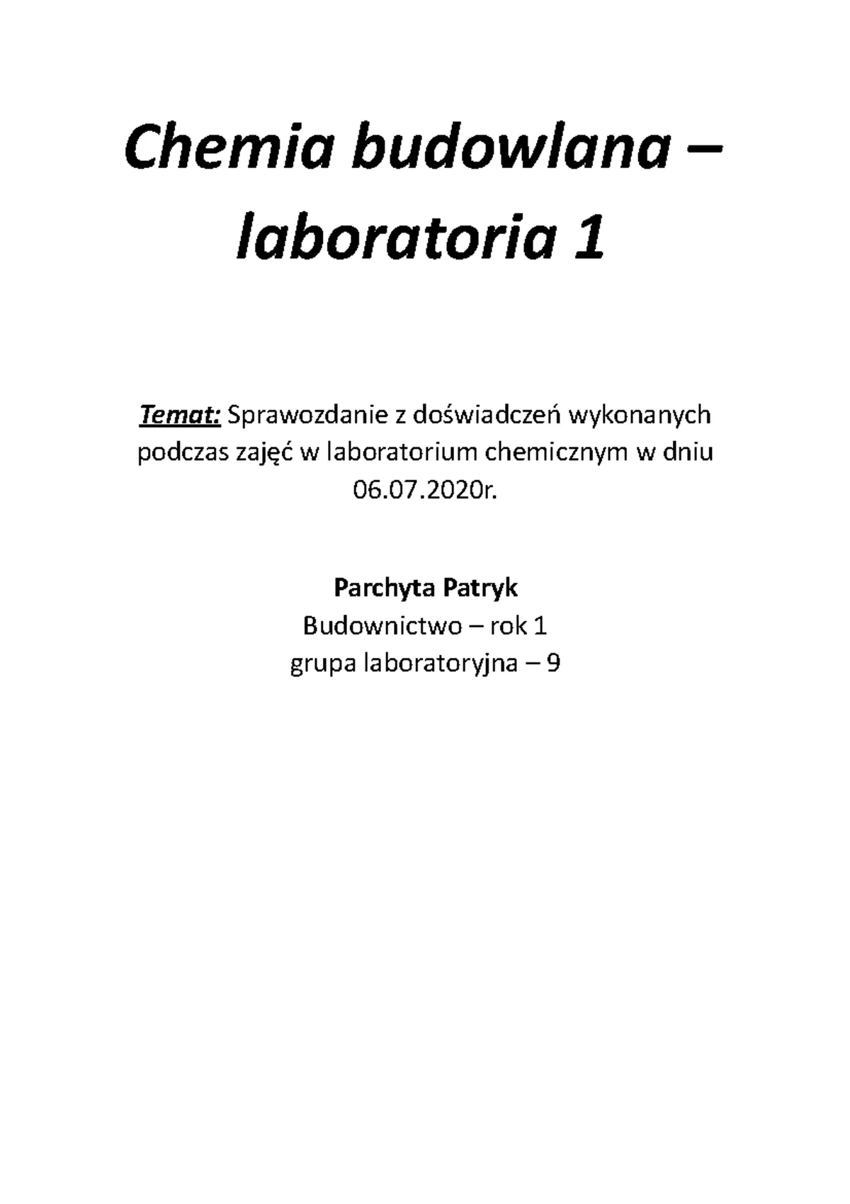 Zdjęcie Jak napisać sprawozdanie z chemii - unikaj najczęstszych błędów
