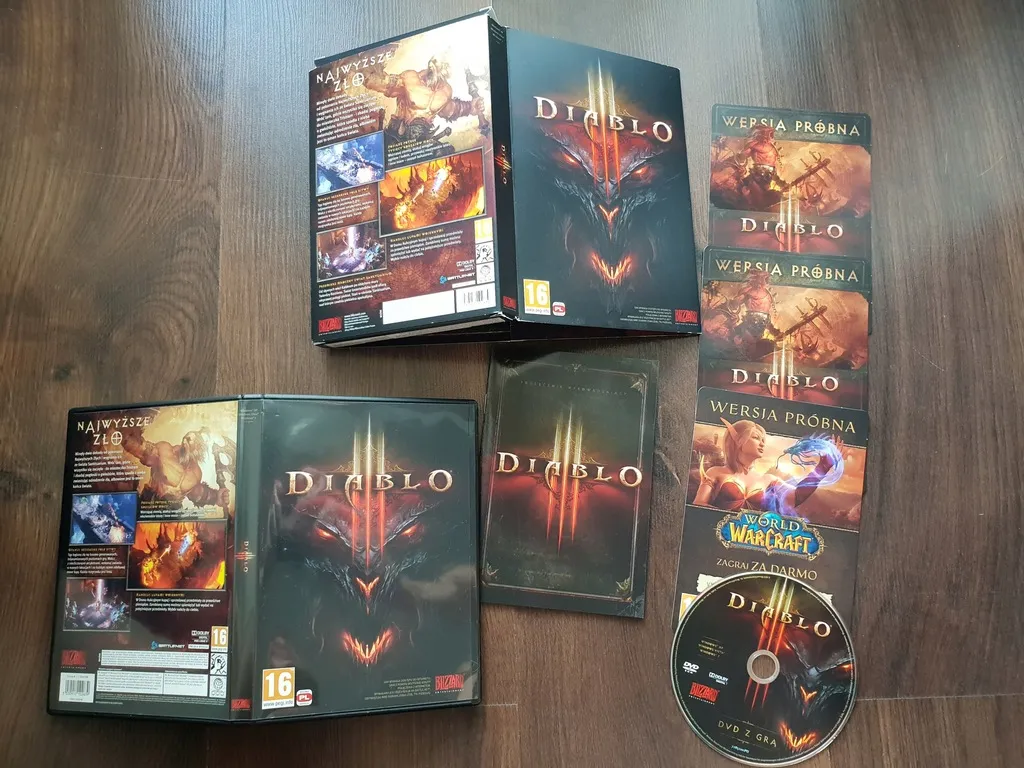 Zdjęcie Ile waży Diablo 3? Sprawdź wagę pudełka, dysku i wersji kolekcjonerskiej