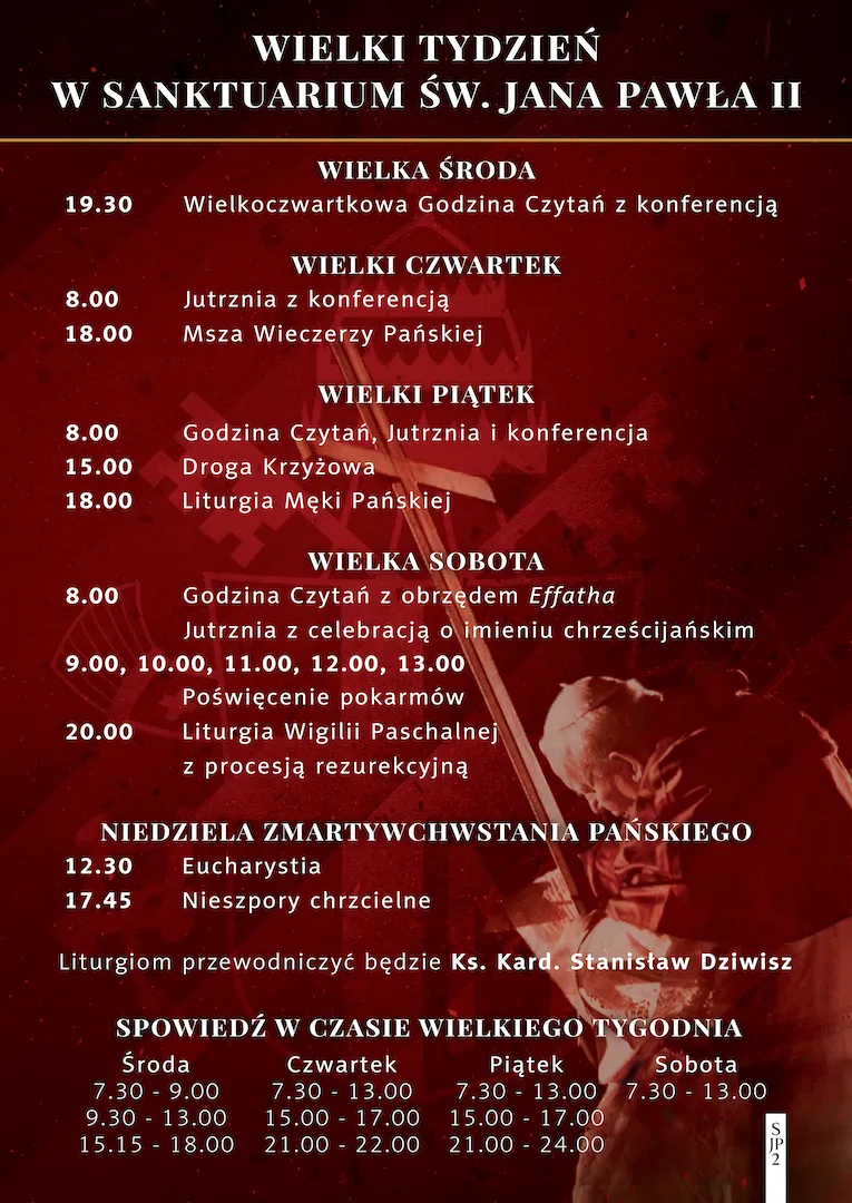 Zdjęcie Spowiedź w sanktuarium Jana Pawła II: godziny i znaczenie sakramentu