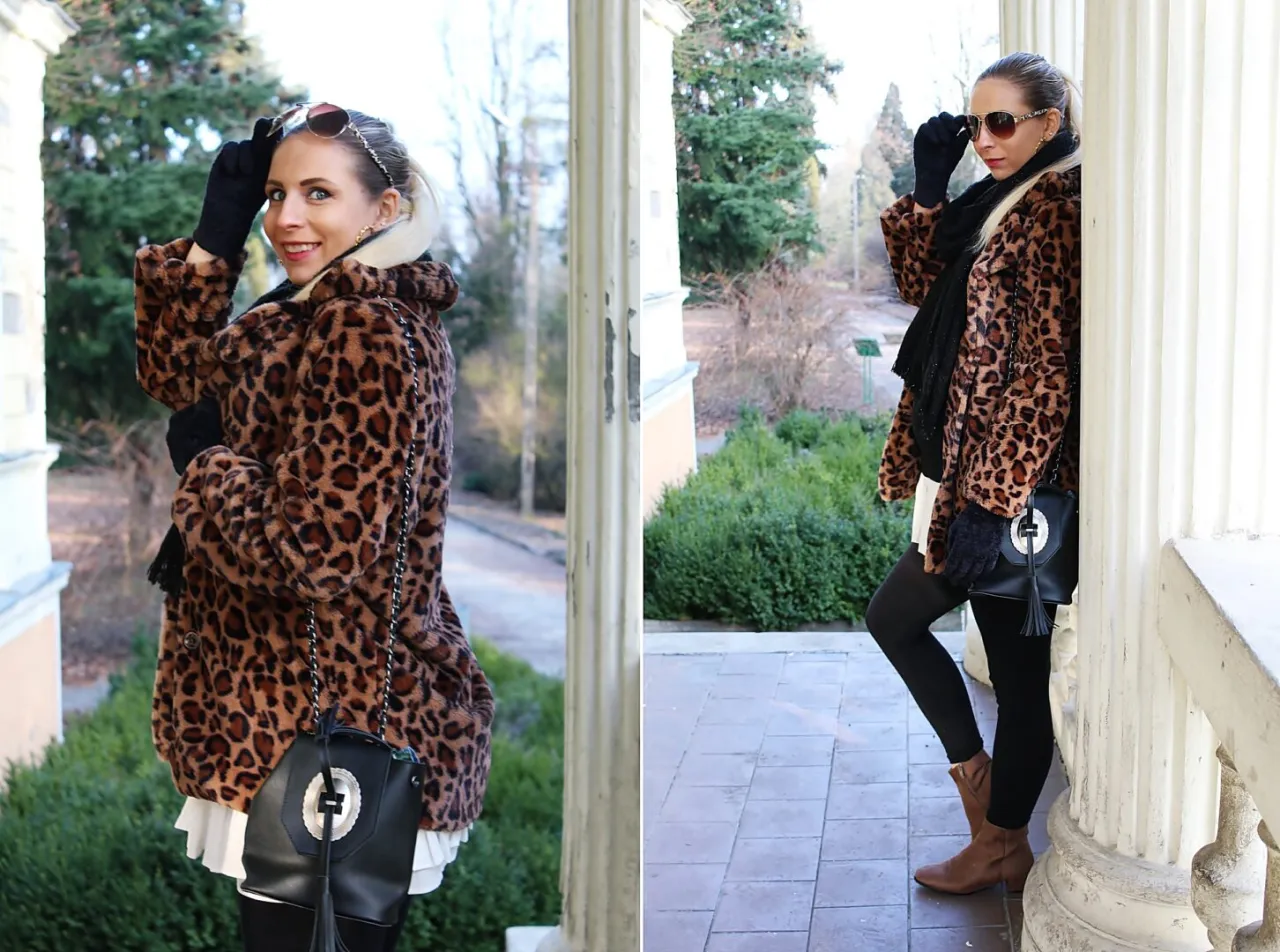 Zdjęcie Stylizacje z płaszczem w panterkę, które ożywią każdą garderobę