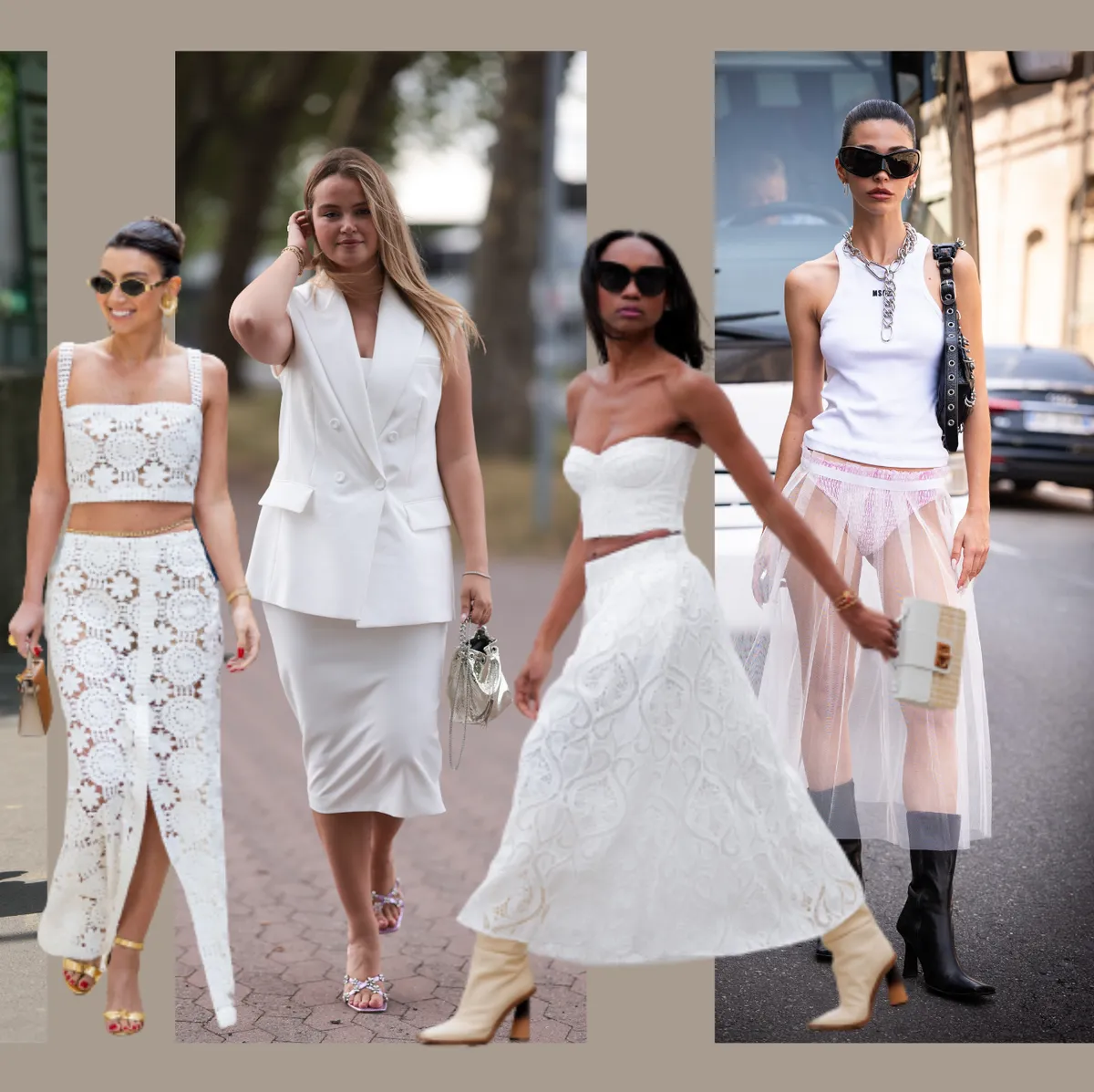 Zdjęcie Faldas largas blancas: Tu guía experta para outfits impecables