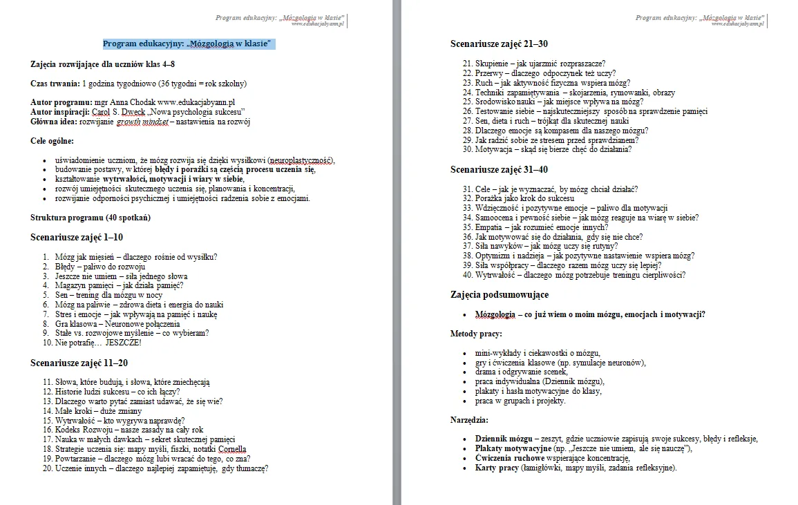 Zdjęcie Co to jest program działań edukacyjnych i jak wpływa na uczniów?