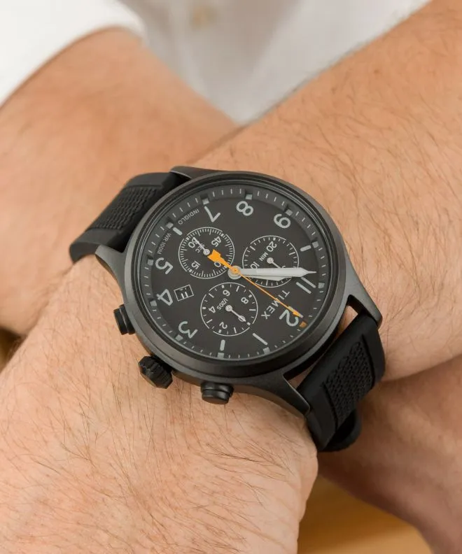 Zdjęcie Zegarek męski Timex TW2R47500 Allied Chrono czarny - pełne informacje i opinie