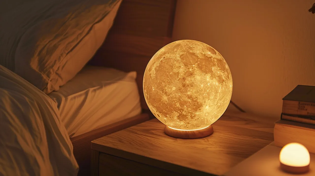Zdjęcie Księżyc lampa: Jak wybrać najpiękniejszą i funkcjonalną lampkę księżycową?