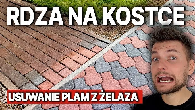 Zdjęcie Skuteczne domowe sposoby na usunięcie rdzy z kostki brukowej
