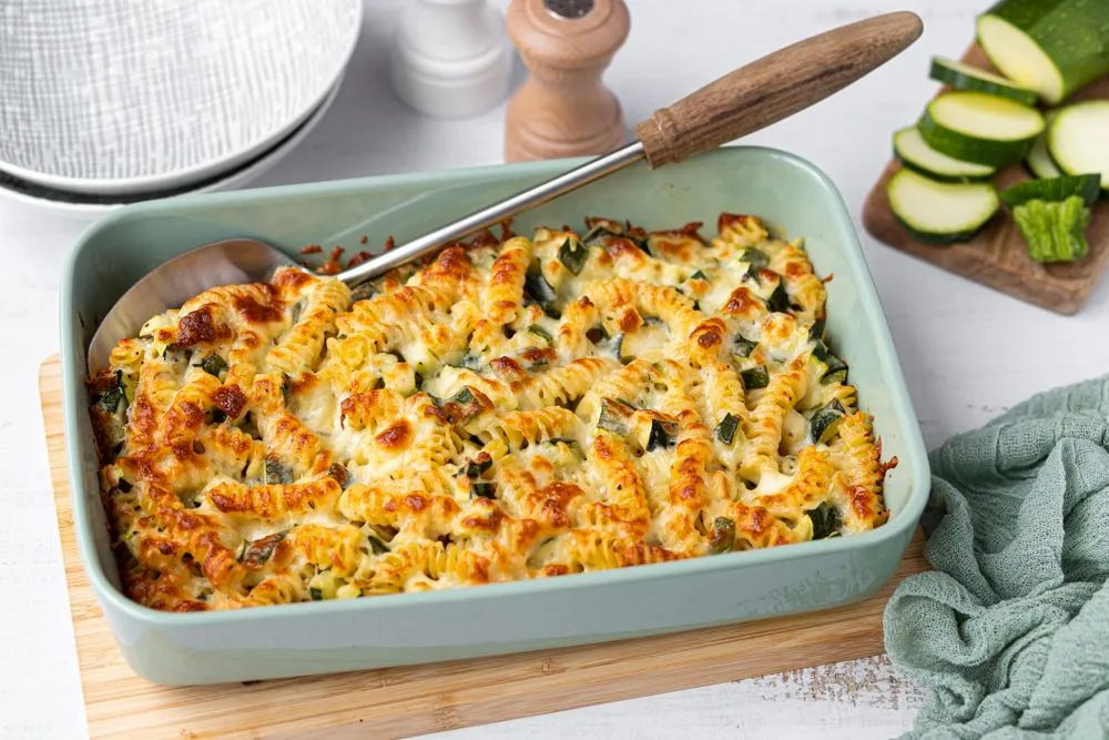 Zdjęcie Gratin p&acirc;tes courgettes : la recette facile et les astuces d'expert