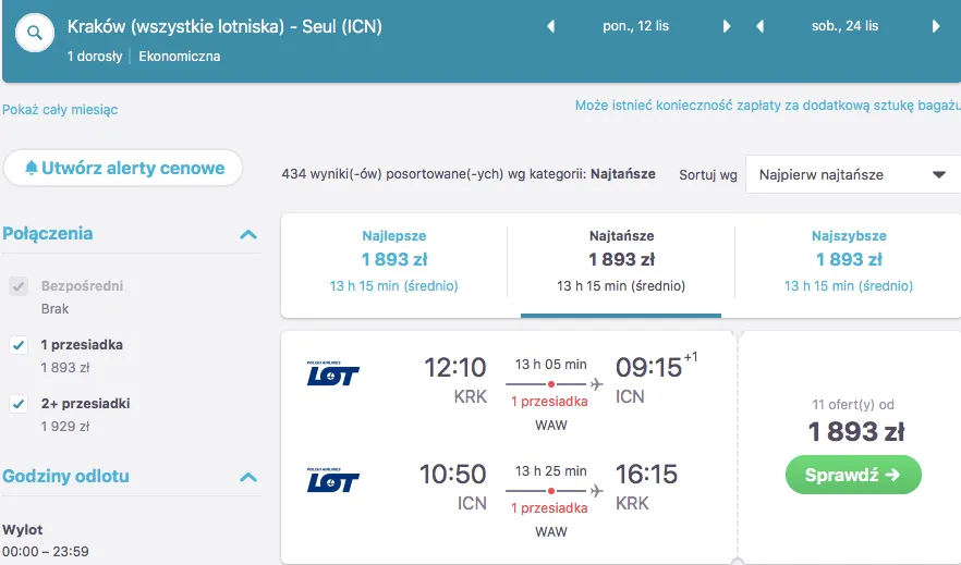 Zdjęcie Ile kosztuje lot do Korei Południowej? Ceny, porady i najlepsze oferty