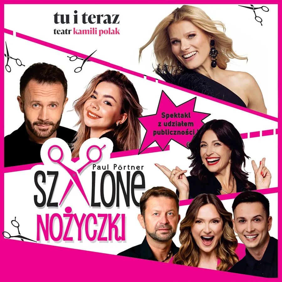 Zdjęcie Szalone nożyczki spektakl - interaktywna komedia, która zaskakuje