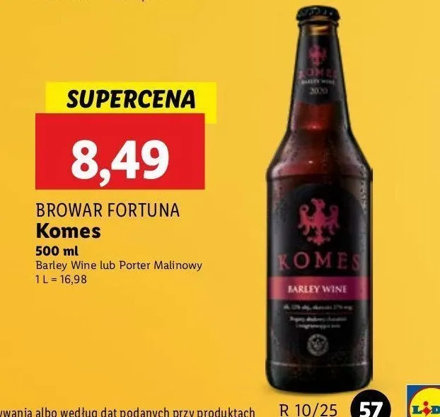 Zdjęcie Gdzie kupić Komes Porter Malinowy? Sprawdź najlepsze oferty!