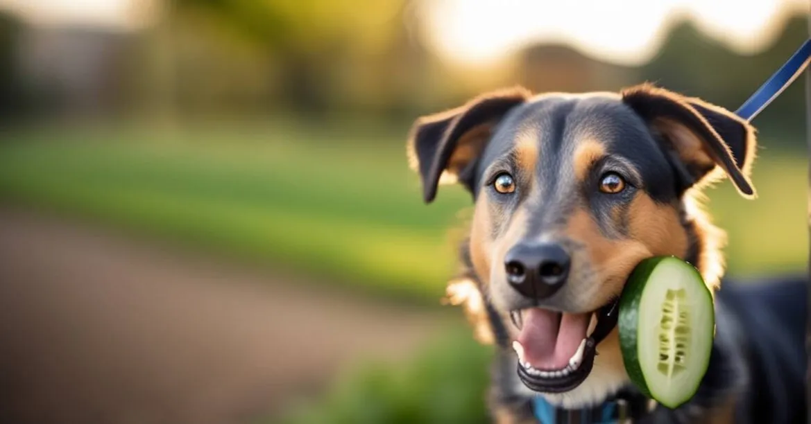 Zdjęcie Czy pies może jeść surowe ogórki? Korzyści i potencjalne ryzyka dla zdrowia.