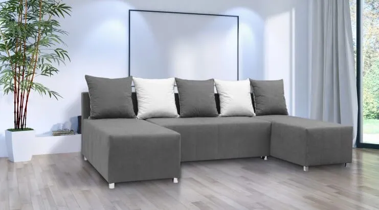 Zdjęcie Jakie poduszki do szarego narożnika? Ożyw swój salon stylowo