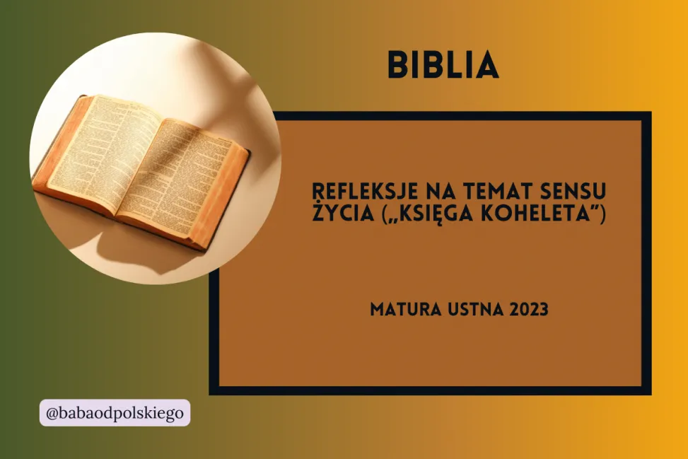 Zdjęcie Sens życia w księdze Koheleta: poznaj głęboką mądrość starożytnego tekstu