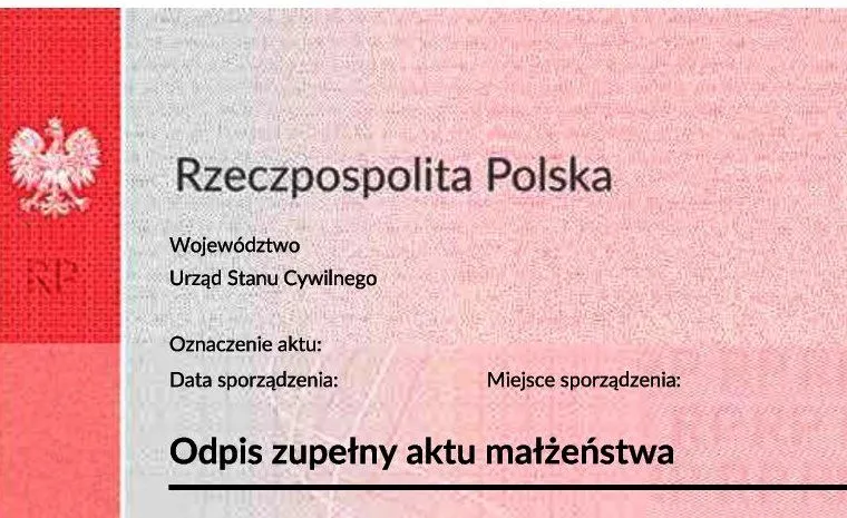Zdjęcie Odpis zupełny aktu małżeństwa - co zawiera i dlaczego jest ważny