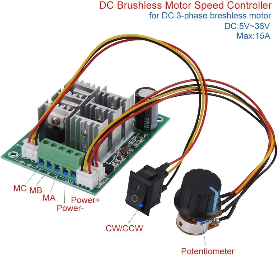 Zdjęcie Die besten Controller für bürstenlose Motoren: Funktionen und Auswahlkriterien