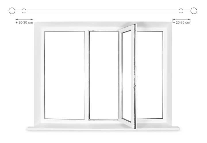 Zdjęcie Jaka odległość karnisza od okna, by uniknąć błędów w montażu?