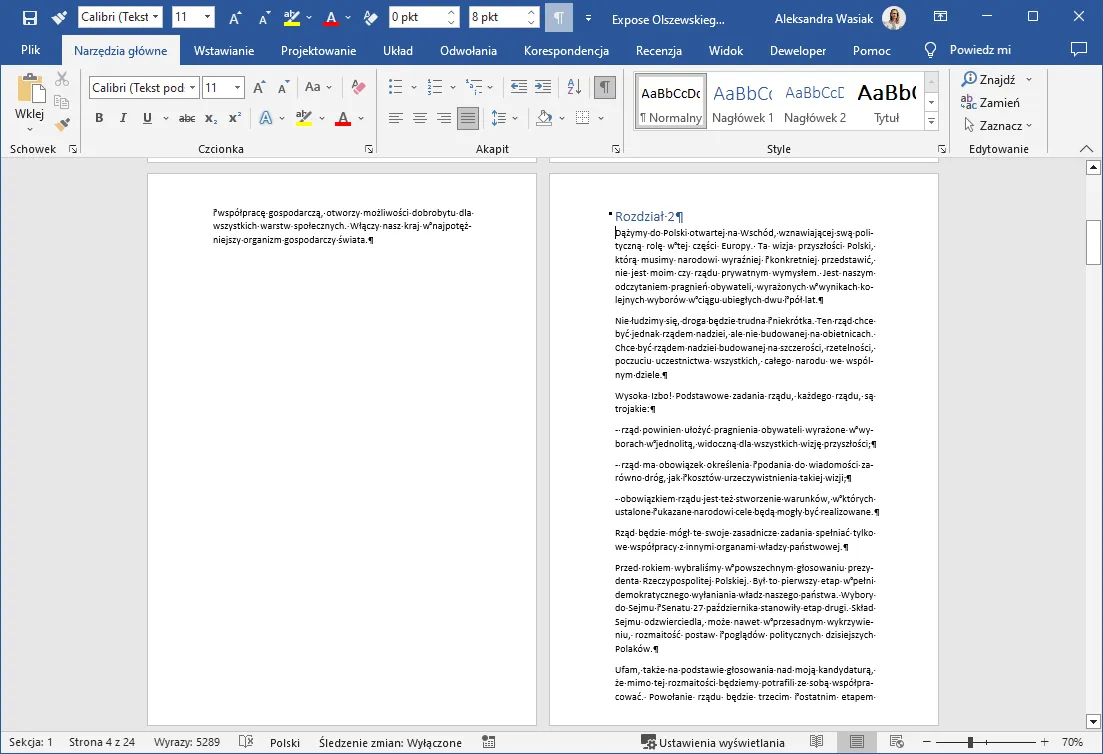Zdjęcie Jak usunąć stronę Worda - Jak sprawnie usunąć pustą stronę w Wordzie?