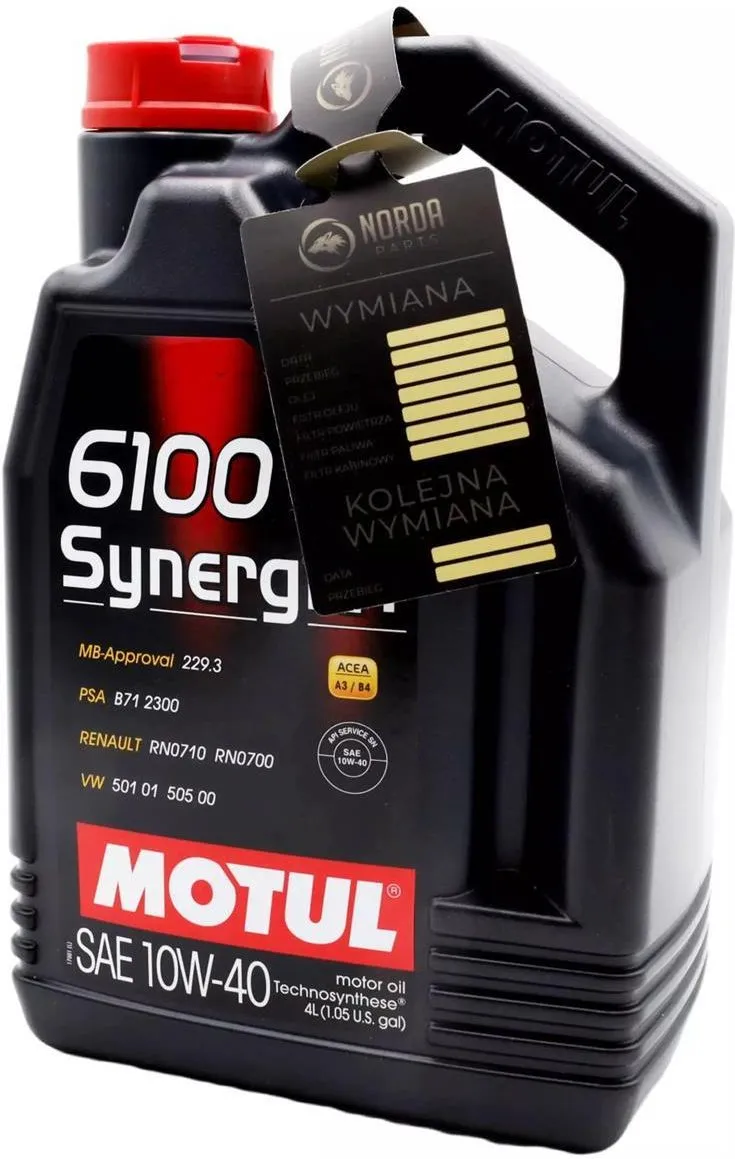 Zdjęcie Motul 6100 Synergie+ 10W40 opinie: Czy warto zainwestować w ten olej?