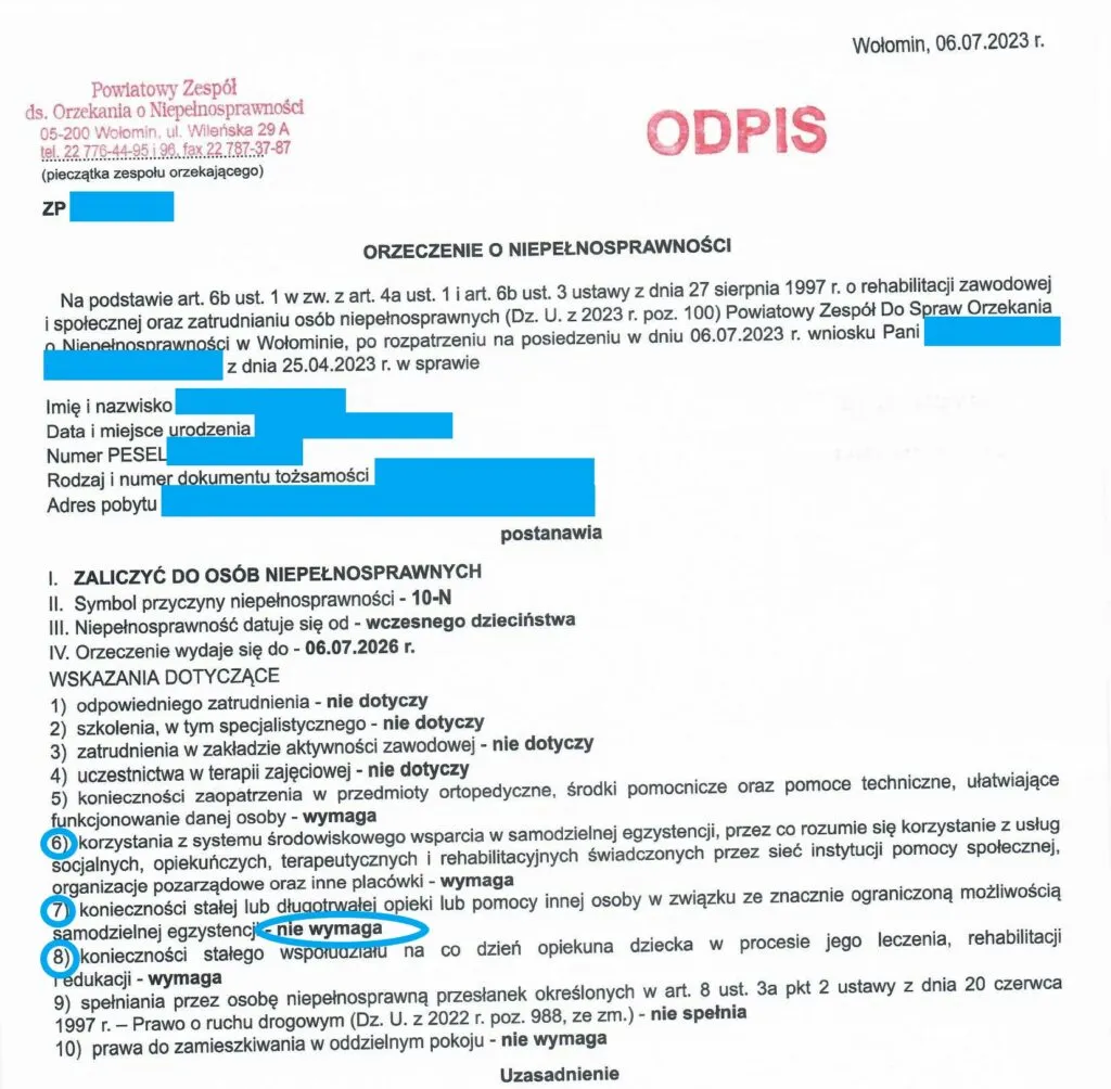 Zdjęcie Mam orzeczenie o niepełnosprawności dziecka co dalej? Kluczowe kroki i świadczenia