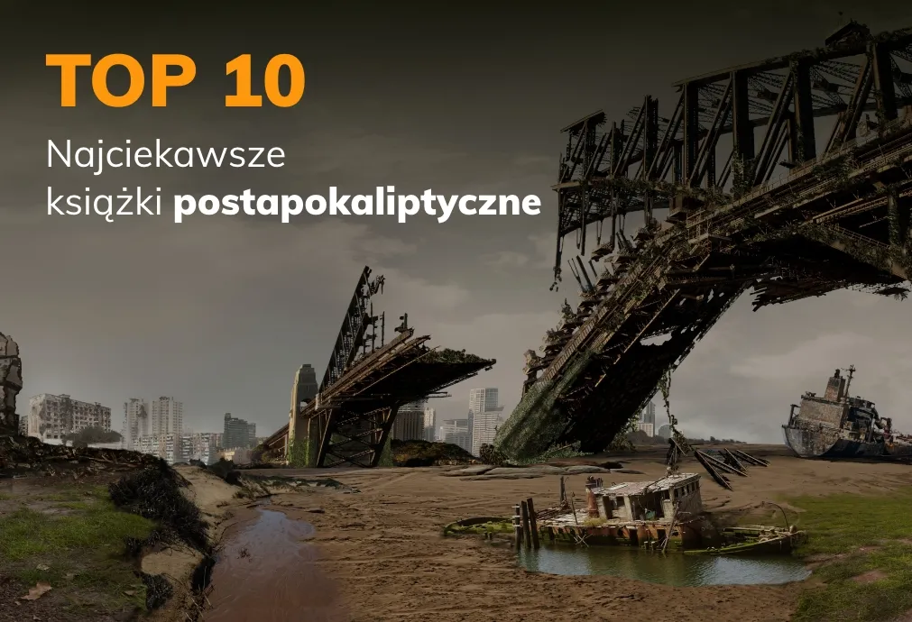 Zdjęcie Powieści sci fi z post-apokaliptycznym światem w geście cyberpunka